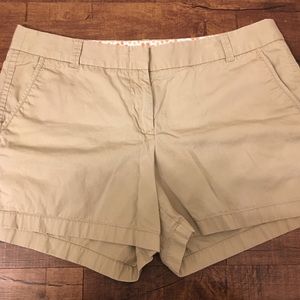 💎 JCrew Chino 4” Shorts Beige 14💎